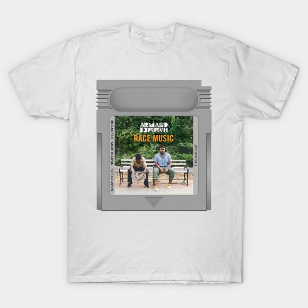 Race Music Game Cartridge T-Shirt by PopCarts